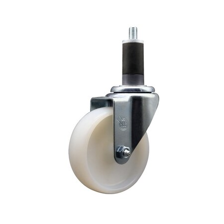 Service Caster 4'' Nylon Wheel Swivel 1-1/4'' Expanding Stem Caster SCC-EX20S414-NYS-114